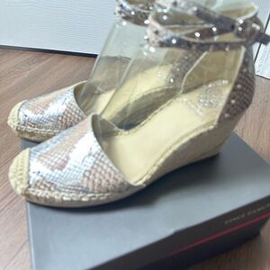 Vince Camuto Snakeskin Wedge